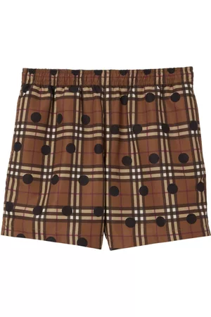 Burberry Men Swim Shorts - Vintage Check polka dot-patterned swim shorts
