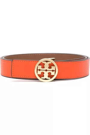 Tory Burch Women Belts - 1" Miller reversible leather belt