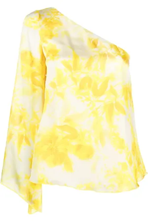 Liu Jo One-sleeve floral-print blouse