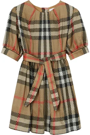 Burberry Vintage-Check silk dress