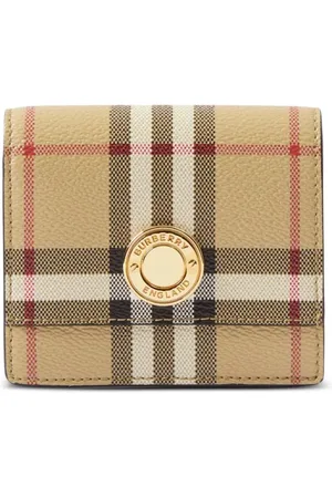 Burberry Check folding wallet