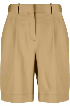 Circolo Women Shorts - Pleated tailored shorts