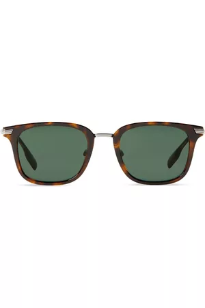 Burberry Men Sunglasses - Tortoiseshell square-frame sunglasses