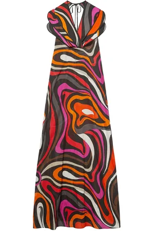 Puccini Abstract-print cotton dress
