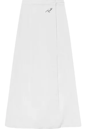 Puccini Logo-print maxi wrap skirt