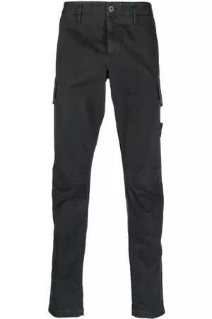 Stone Island Men Cargo Pants - Tapered cotton cargo trousers