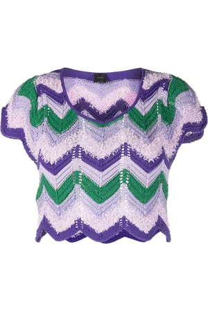 Pinko Crochet-knit crop top
