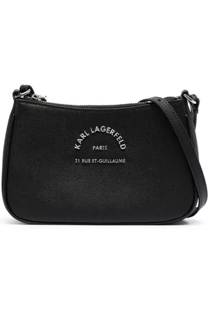 Karl Lagerfeld Women 17 Inch Laptop Bags - Logo-lettering crossbody bag