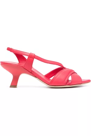 vic matiè Women High Heels - Asymmetric 60mm slingback leather pumps