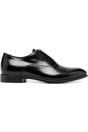 D4.0 Men Shoes - Polished-finish leather derby shoes