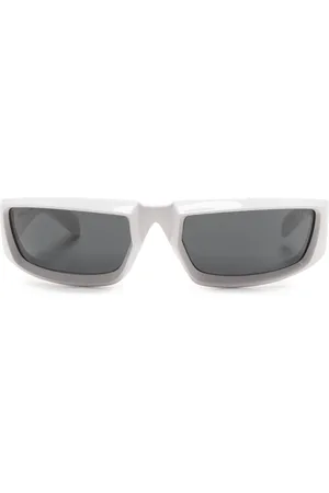 Prada Curved rectangle-frame sunglasses