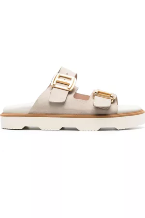 Hogan Women Sandals - Flatform-sole buckled sandals