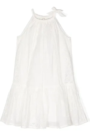 ZIMMERMANN Broderie-anglaise sleeveless dress