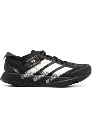 Y-3 Women Sneakers - Striped lace-up sneakers