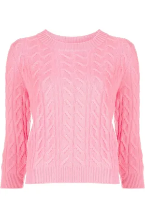 N.PEAL Cable-knit cashmere jumper