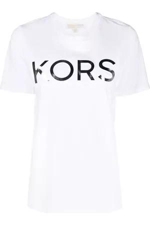 Michael Kors Women Short Sleeve - Logo-lettering T-shirt