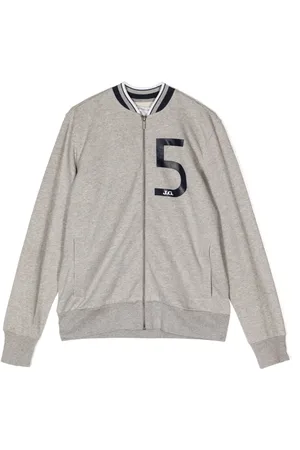 John Galliano Logo-print zip-up jacket