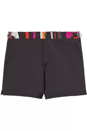 Puccini Stripe-detailing swim shorts