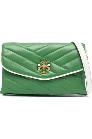 Tory Burch Kira Chevron Pop Edge Chain leather wallet