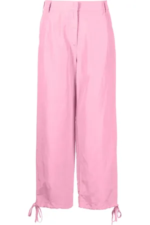 Msgm Drawstrings parachute trousers