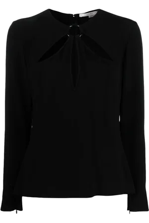 Stella McCartney Cut-out long-sleeve blouse