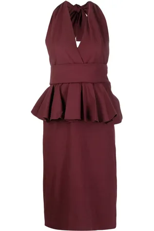 Essentiel Antwerp Dorever peplum midi dress