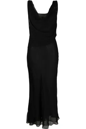 CHRISTOPHER ESBER Draped silk dress