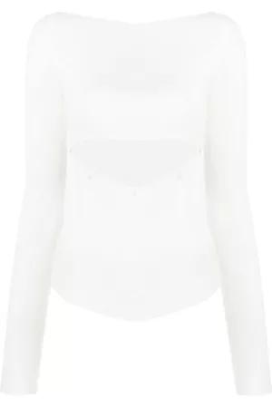 Low Classic Cut-out detail long-sleeve top