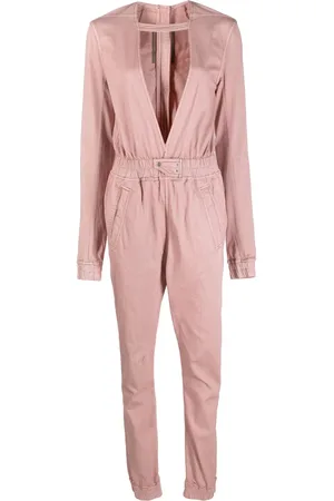 Rick Owens Plunging-neck jumpsuit