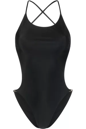Ganni Women Swimming Costumes - Open-back one-piece swimsuit