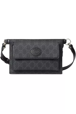 Gucci Men 17 Inch Laptop Bags - GG Supreme Canvas belt bag