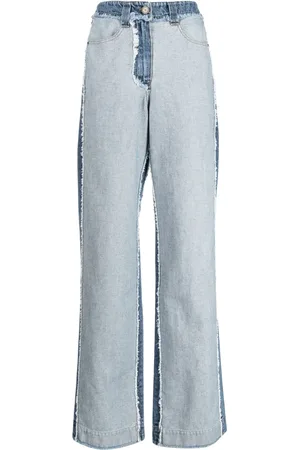 REJINA PYO Cora panelled wide-leg jeans
