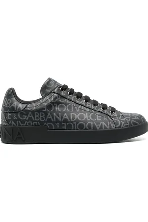 Dolce & Gabbana Portofino coated jacquard sneakers