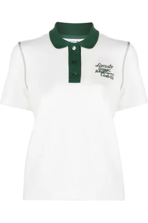 Lacoste Women Short Sleeve - Logo-print short-sleeve top