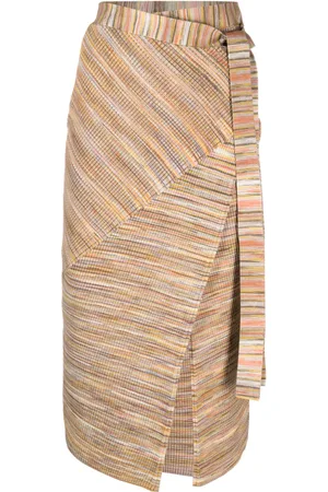 Simkhai Paris space-dye knitted skirt