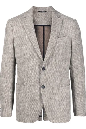 Tonello Textured single-breasted blazer