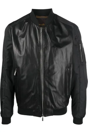 MOORER Edison-PEK leather bomber jacket