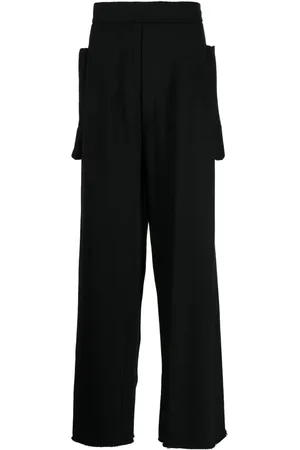 Random Identities Detailed-pocket wide-leg trousers