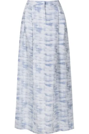 Emporio Armani Pleat-detailing high-waist skirt