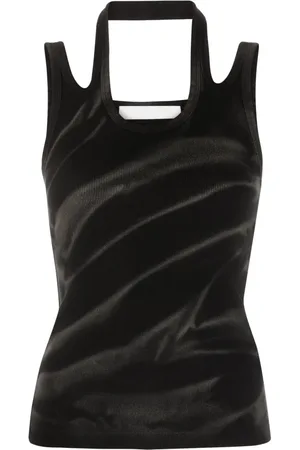 DION LEE Interlink washed tank top