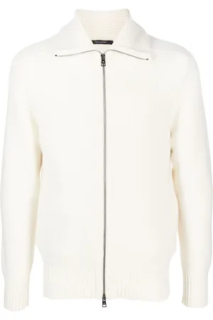 TAGLIATORE Zip-up knitted jumper