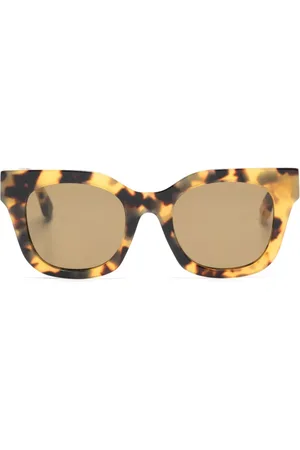 Huma Eyewear Oversized tortoiseshell-effect sunglasses