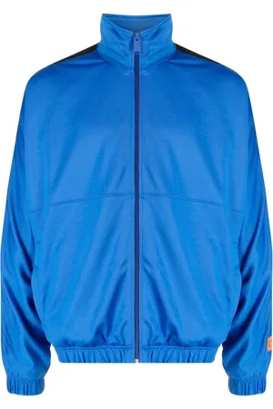 Heron Preston Logo-tape track jacket