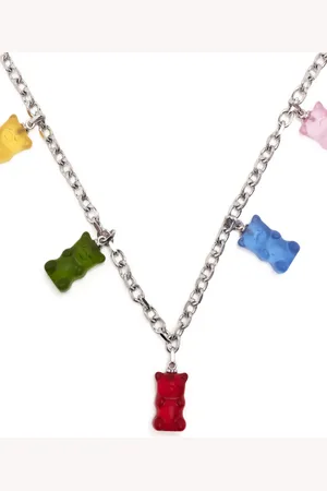 DARKAI Gummy-bear pendants necklace