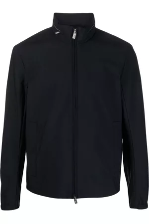 Emporio Armani Men Bomber Jackets - High-neck zip-up jacket