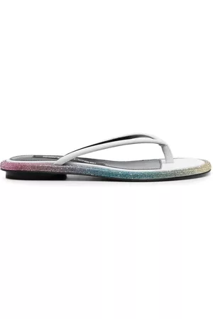 Sergio Rossi Women Flip Flops - Sr Bijoux crystal-embellished flip-flops