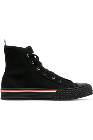 Thom Browne RWB striped high-top sneakers