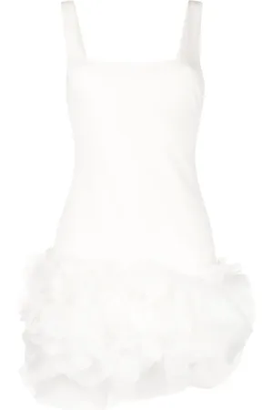 Cynthia Rowley Flower-appliqu?? sleeveless minidress