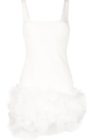 Cynthia Rowley Flower-appliqué sleeveless minidress
