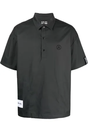 Izzue Logo-embroidery cotton polo shirt